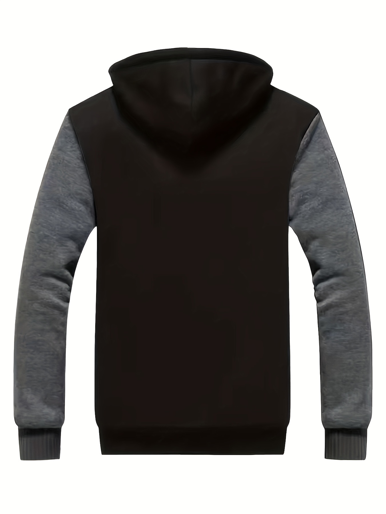 warm thick coat for fall winter casual hooded warm fleece jacket for outdoor activities details 1