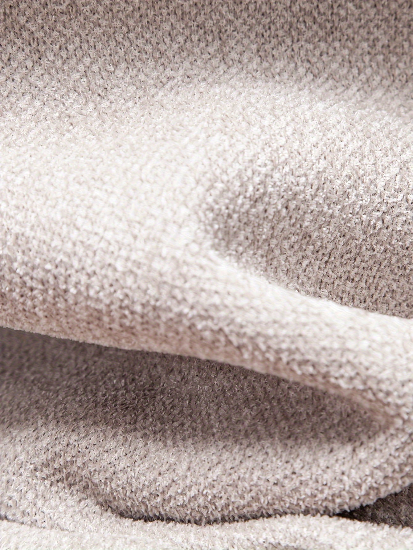 warm mid length hooded fleece coat mens comfortable solid color zip up knitted cardigan for spring fall details 9