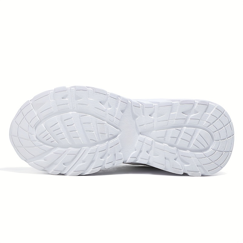 womens luminous chunky sneakers colorblock mesh low top running trainers breathable walking sports shoes details 9