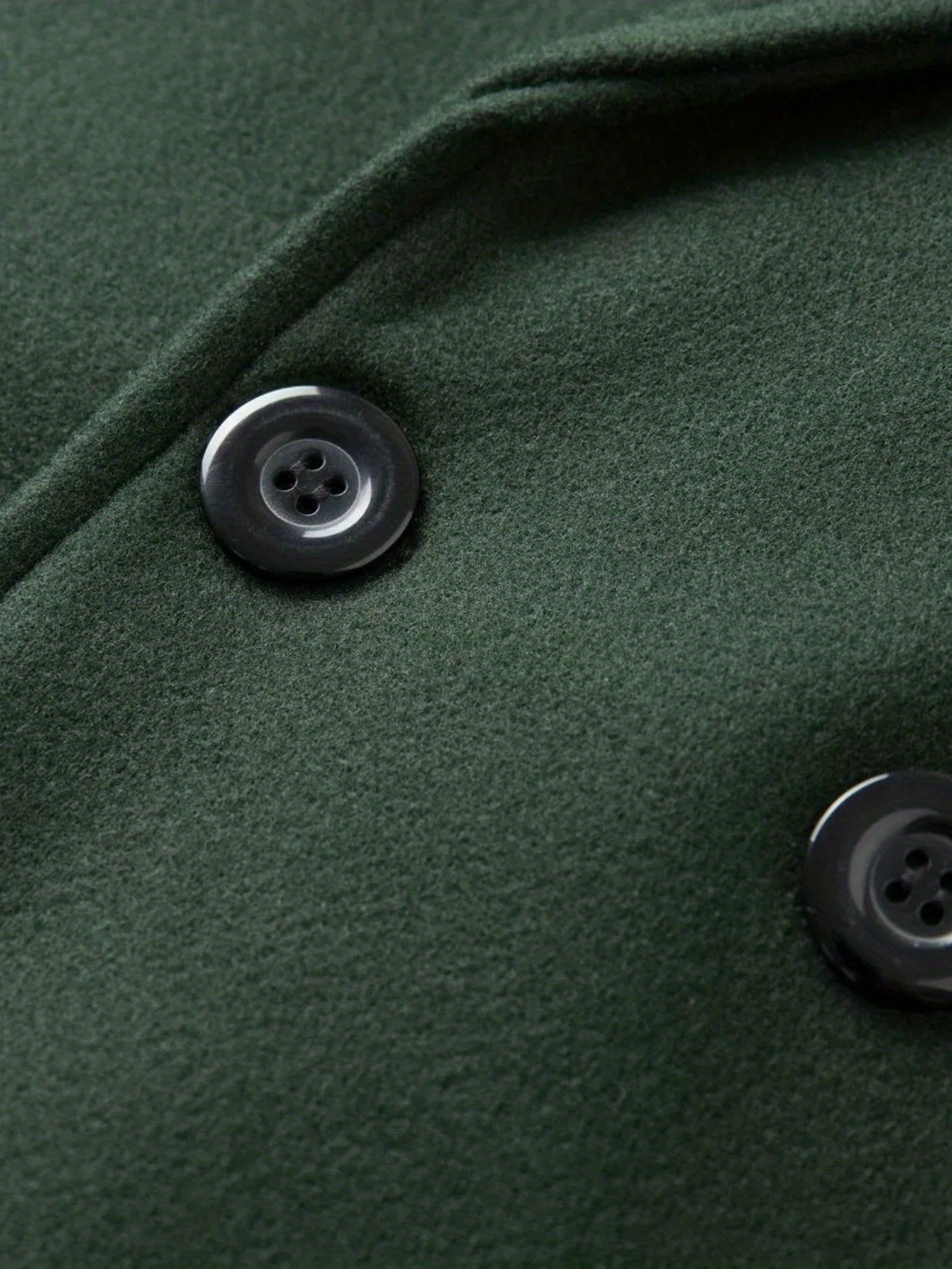 chic elegant double breasted trench coat mens casual lapel flap pocket woolen overcoat for fall winter business details 11