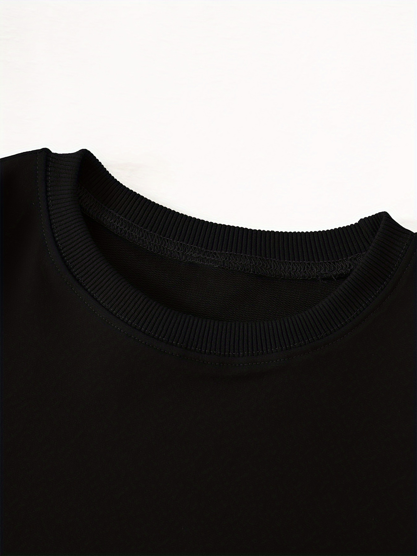 coffee letter print loose sweatshirt casual long sleeve crew neck sweatshirt womens clothing details 43