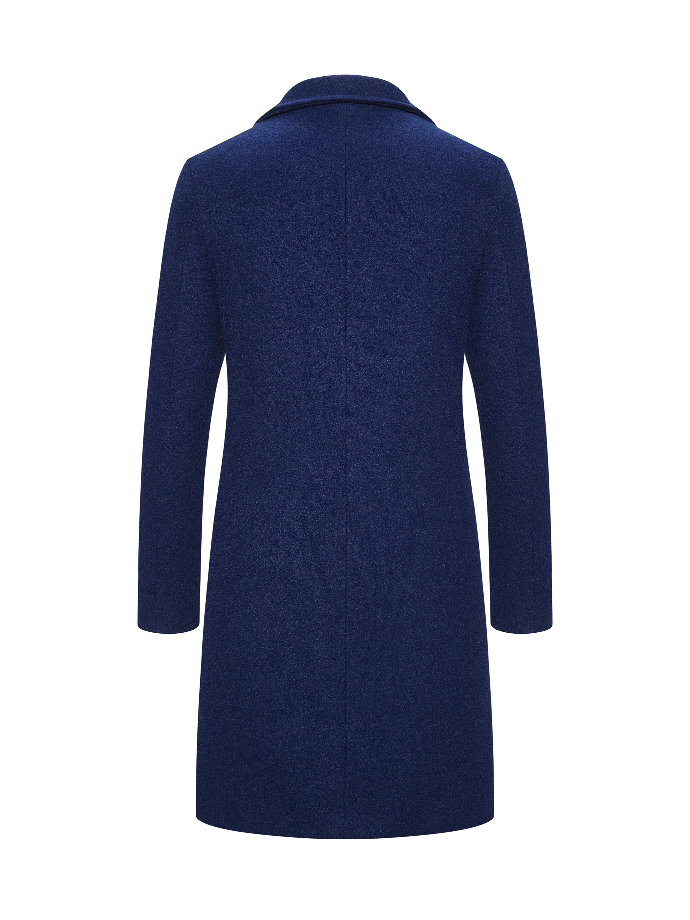 new mens mid length single breasted trench coat jacket details 3