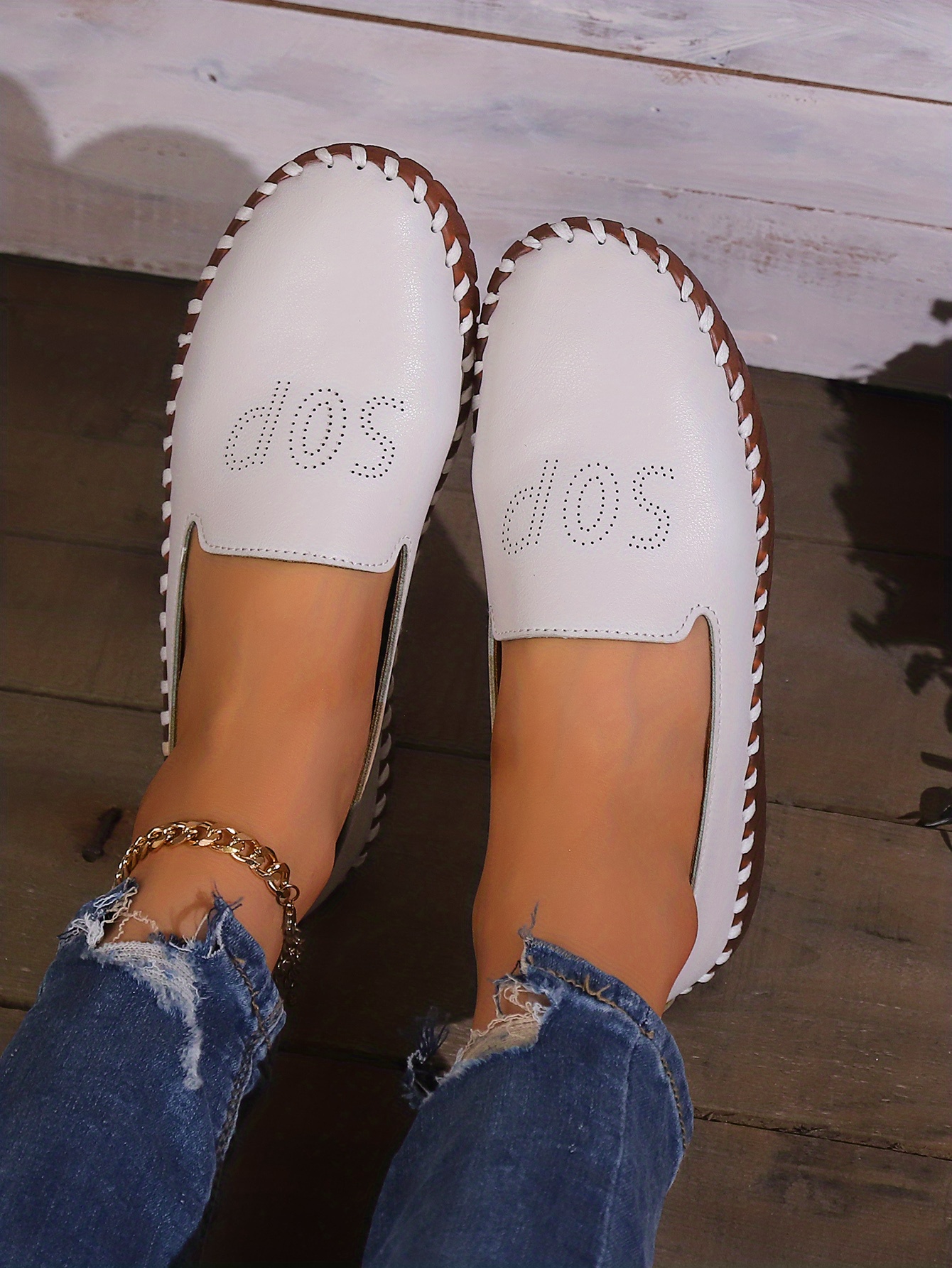 womens solid color flatform shoes slip on low top lightweight soft sole casual shoes versatile comfy daily shoes details 4