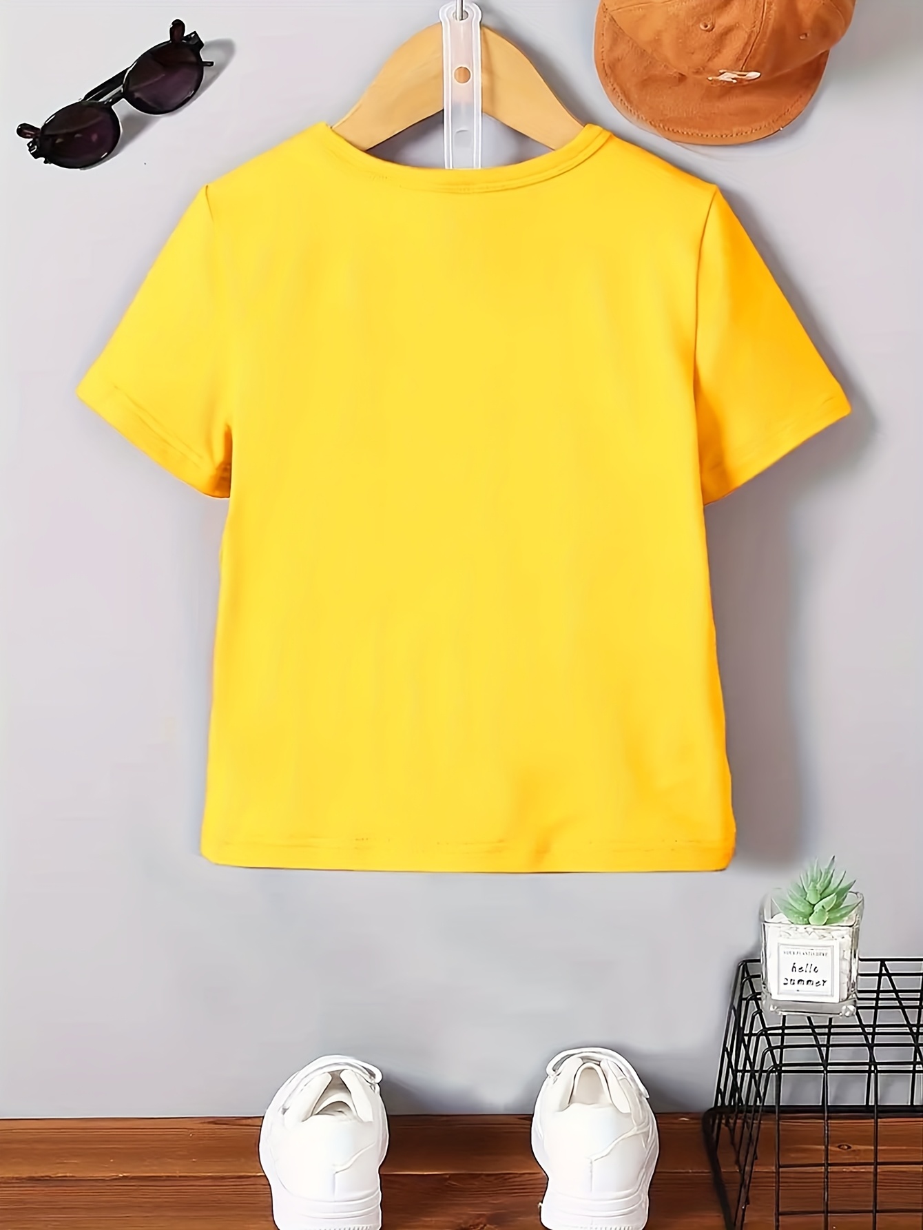 Boy PAPA Told Me I COULD Casual Letter Print Trendy And Fashionable T-Shirt Creative Casual Round Neck T-Shirt