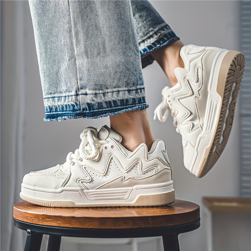 womens trendy skate shoes colorblock low top flat sneakers all match fashion outdoor trainers details 8