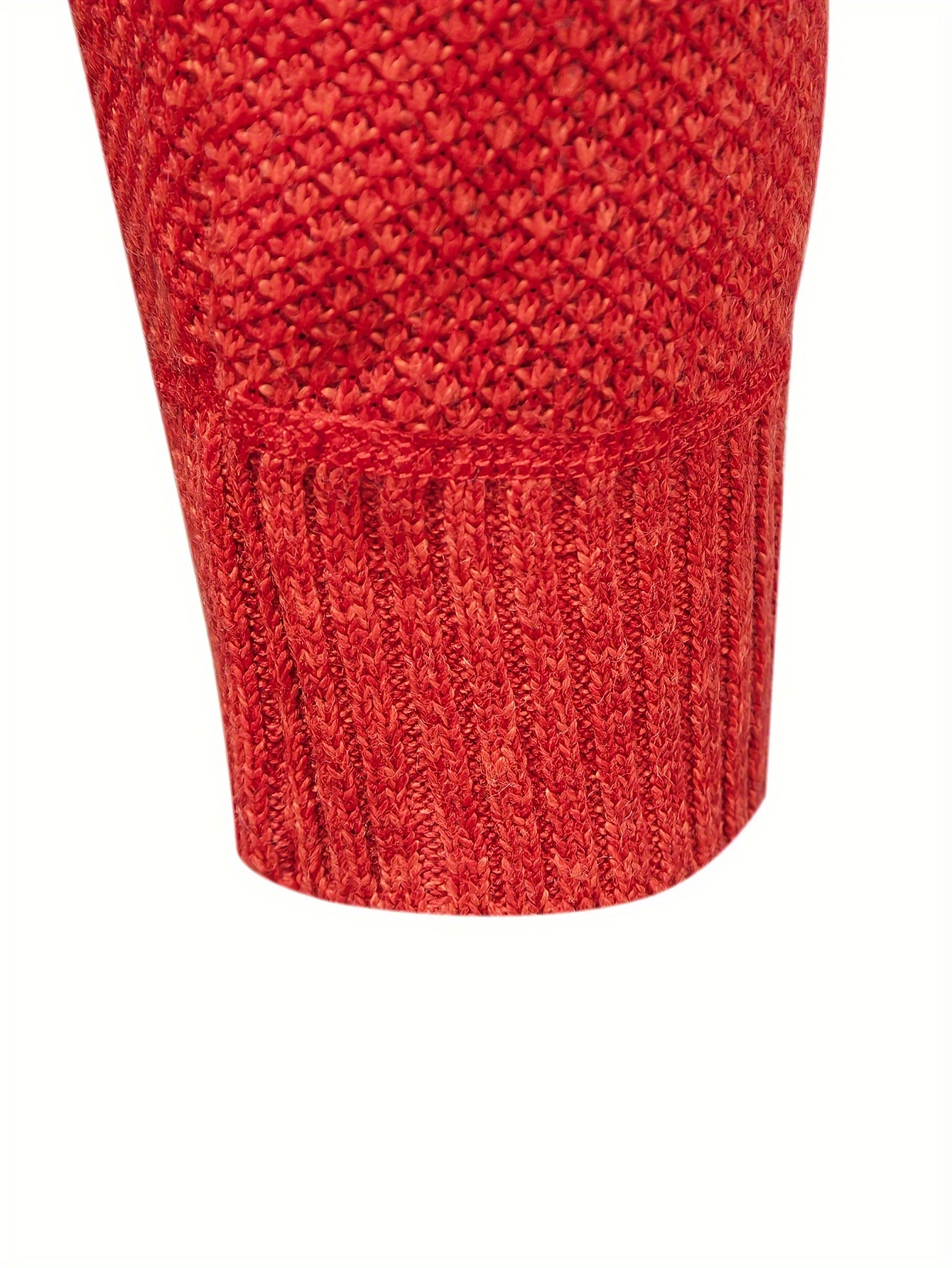 warm stand collar fleece jacket mens semi formal comfortable solid color zip up knitted cardigan for spring fall details 18