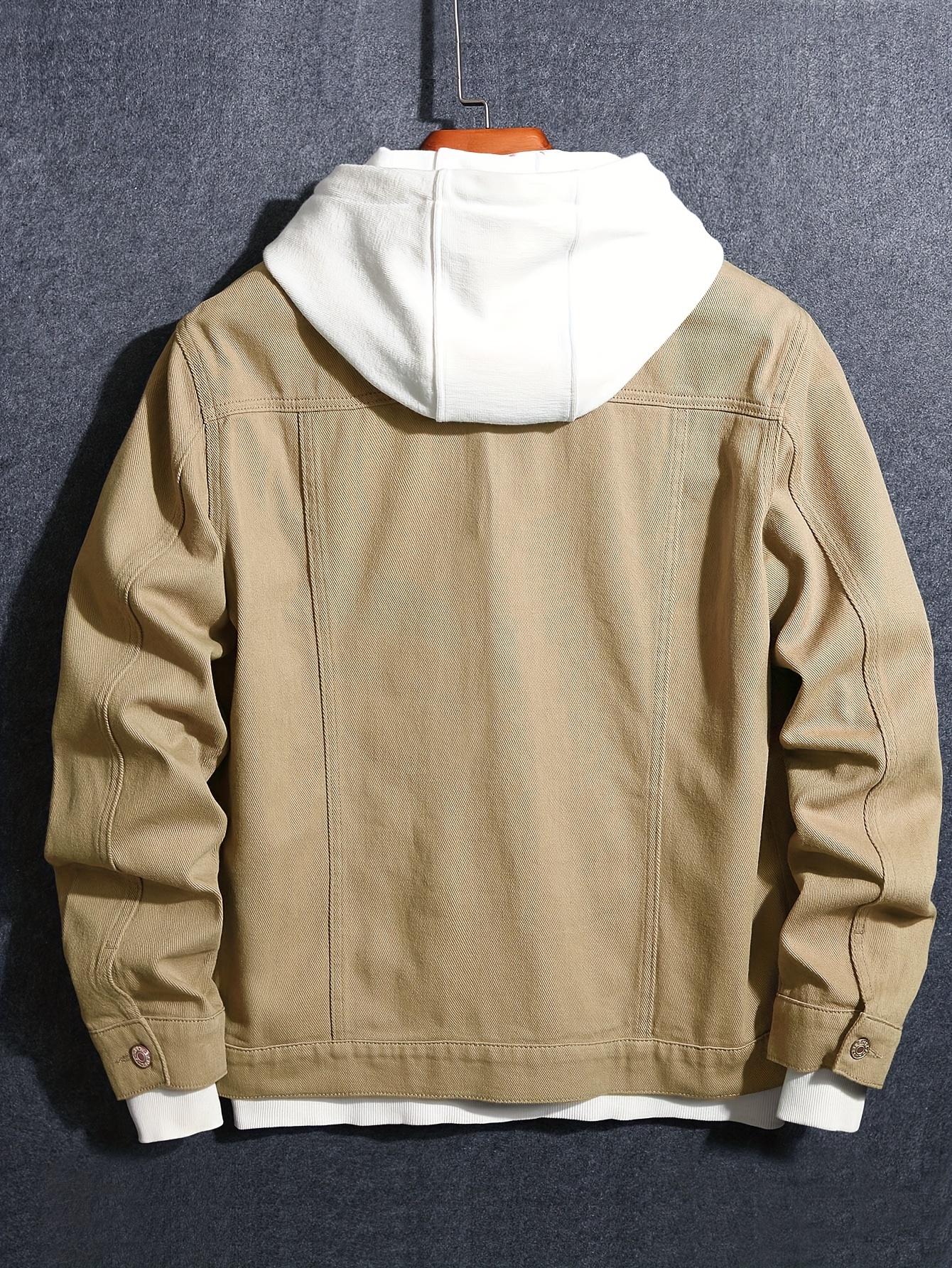 chic denim jacket, mens chic denim jacket street style button up cotton jacket coat for spring fall new generation details 6