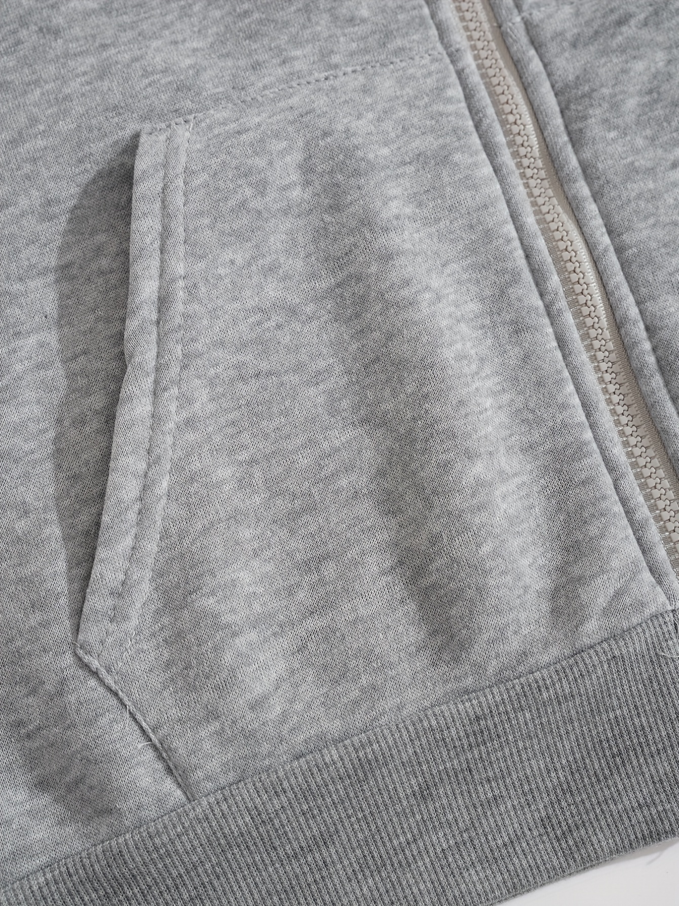 zip up solid hoodies casual long sleeve kangaroo pocket drawstring sweatshirt womens clothing details 28