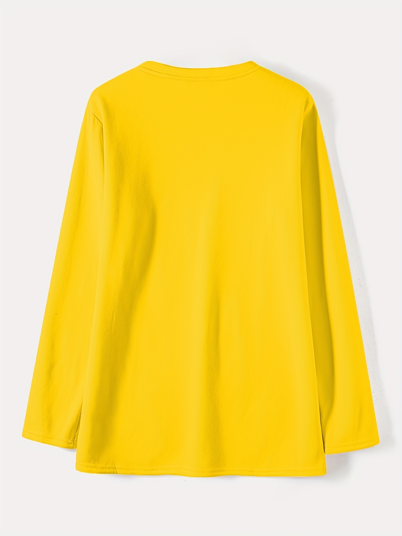 solid crew neck thermal sweatshirt casual long sleeve simple sweatshirt for fall winter womens clothing details 33