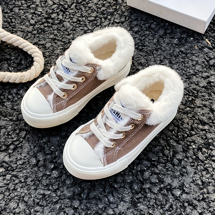 Canvas Shoes Baby Mid-Top Sneakers Canvas Shoes Spring/Autumn Style Korean Style Easy Boys' Girls' Shoes Fashion Low-Top Casual Lace-Up Track Shoes Classic High-Top Canvas Shoes Trendy All-Match Casual Sports Skate Shoes Winter New Warm Shoes Boys'