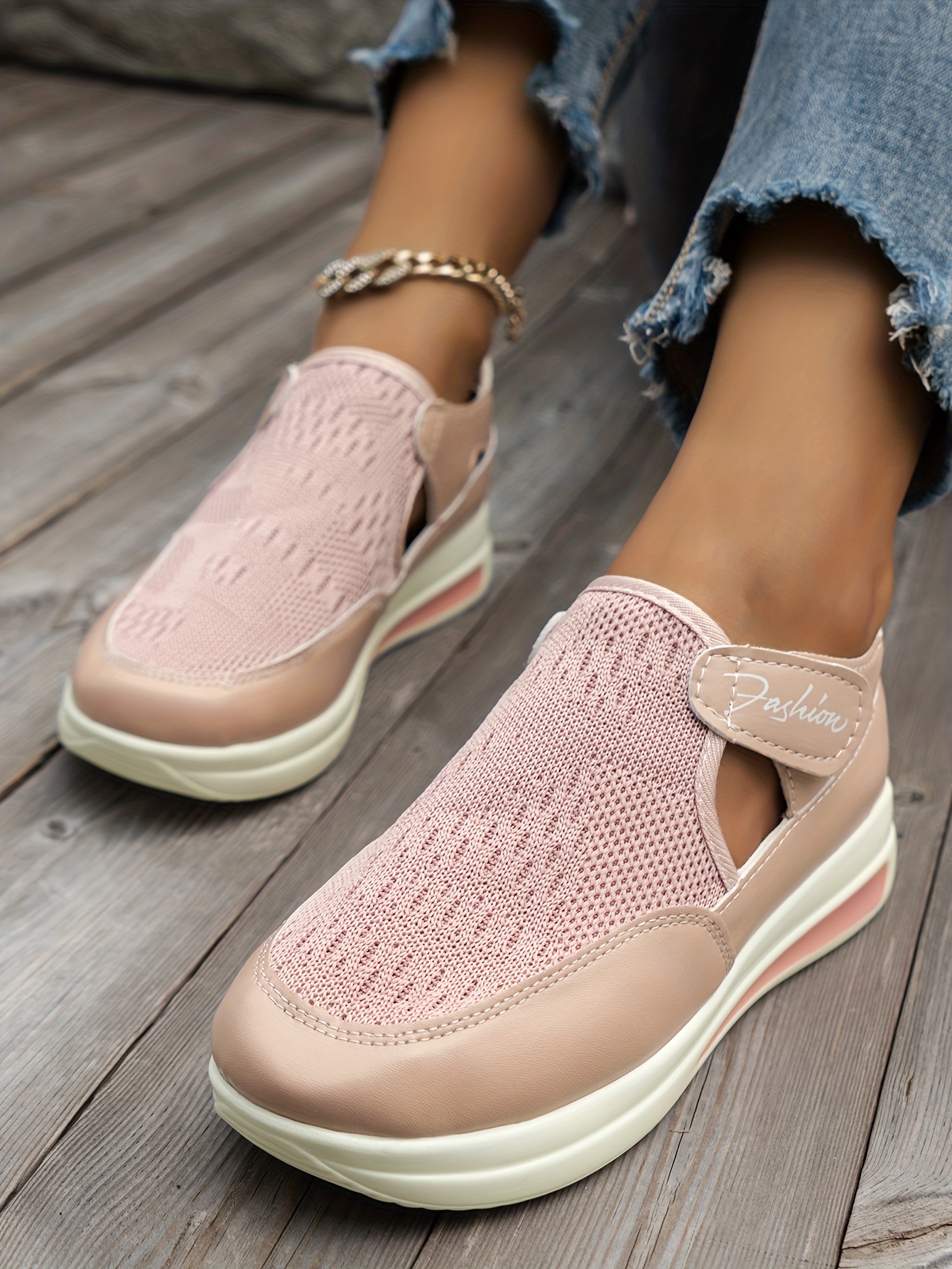 womens breathable mesh sneakers casual low top outdoor shoes womens comfortable shoes details 13