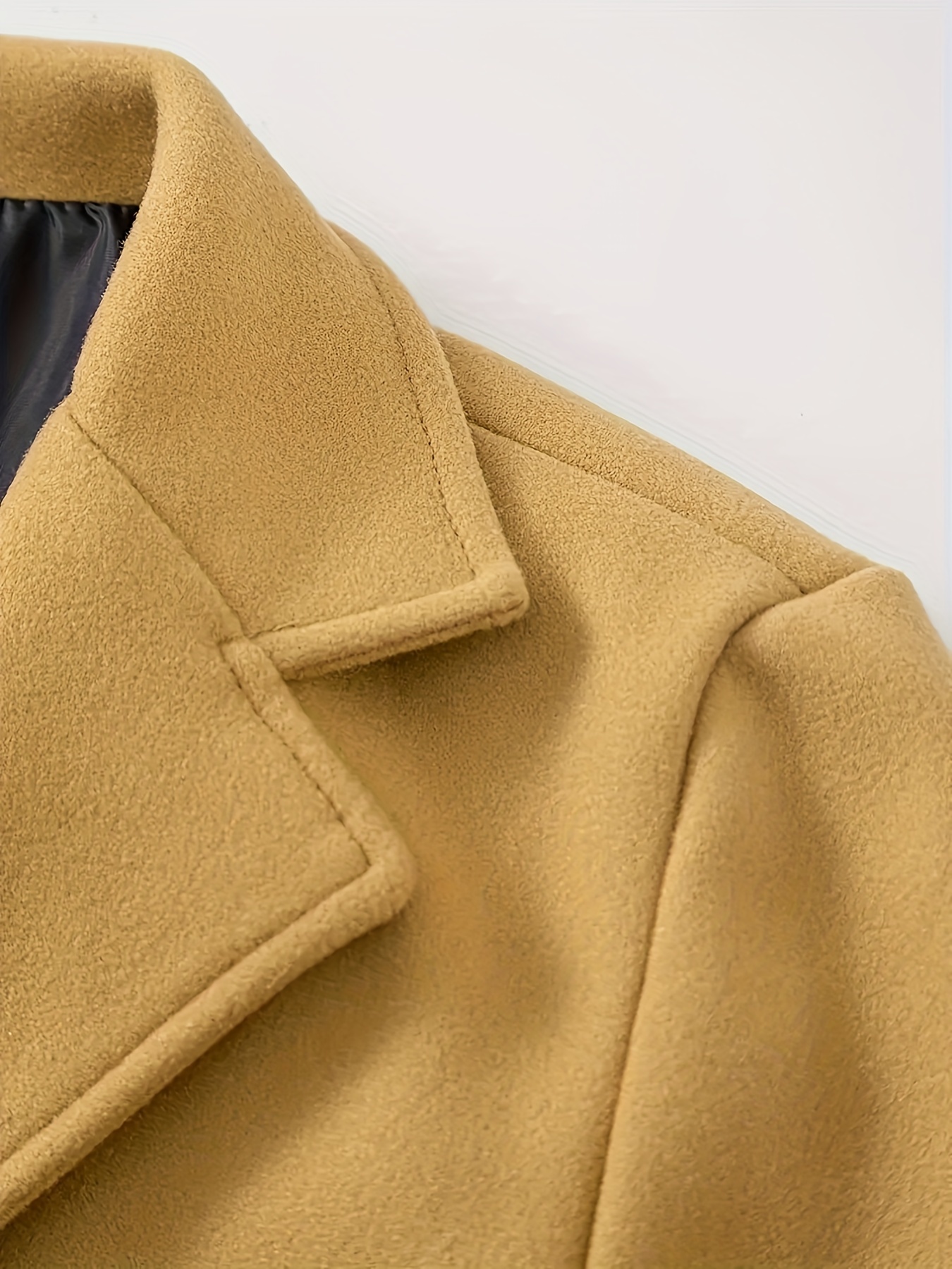 two sizes smaller mens classic long trench coat casual single breasted retro overcoat for fall winter jacket christmas gifts details 32