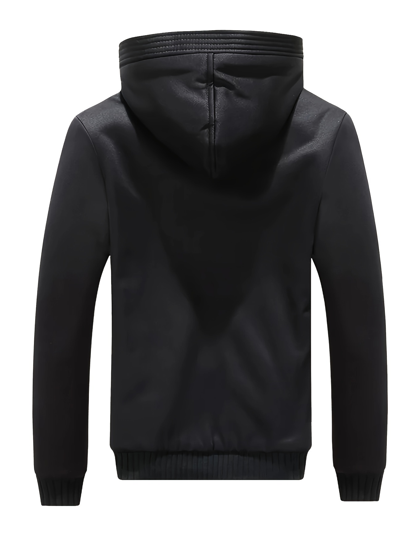 warm thick coat for fall winter casual hooded warm fleece jacket for outdoor activities details 16