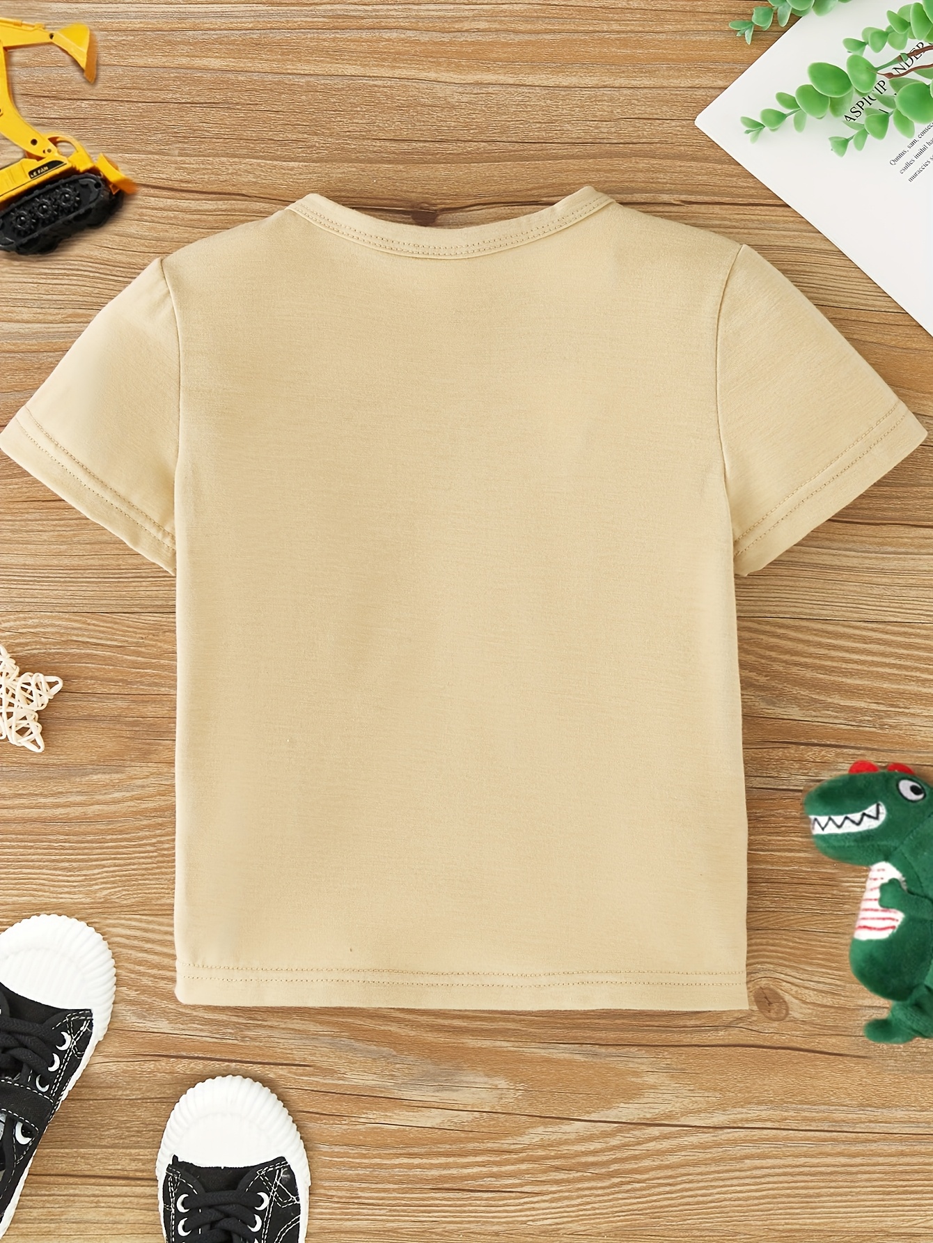 Boy PAPA Told Me I COULD Casual Letter Print Trendy And Fashionable T-Shirt Creative Casual Round Neck T-Shirt