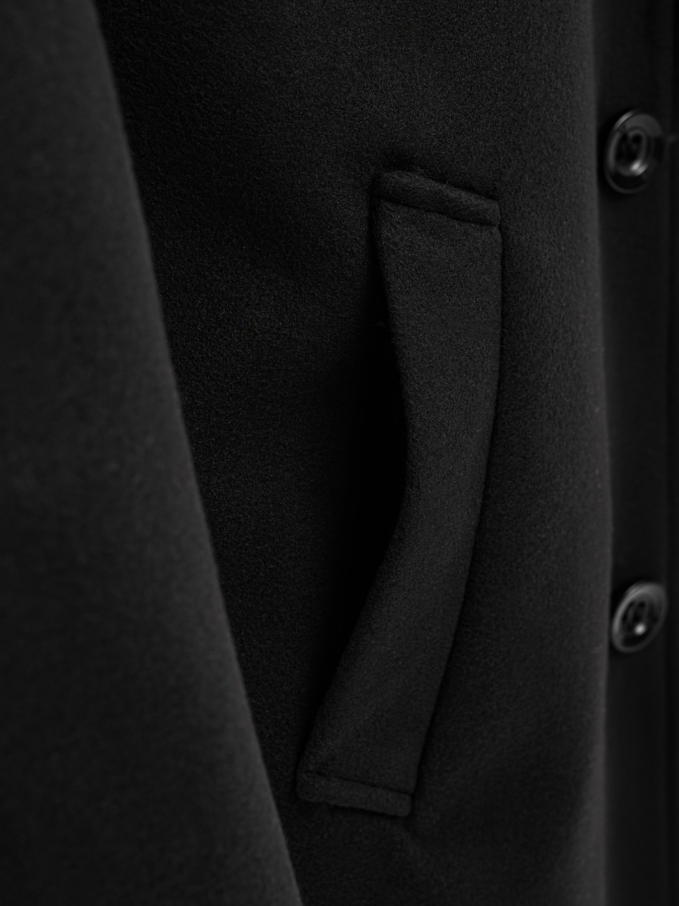 mens trendy retro houndstooth long sleeve coat windbreaker lapel long overcoat for autumn winter details 9