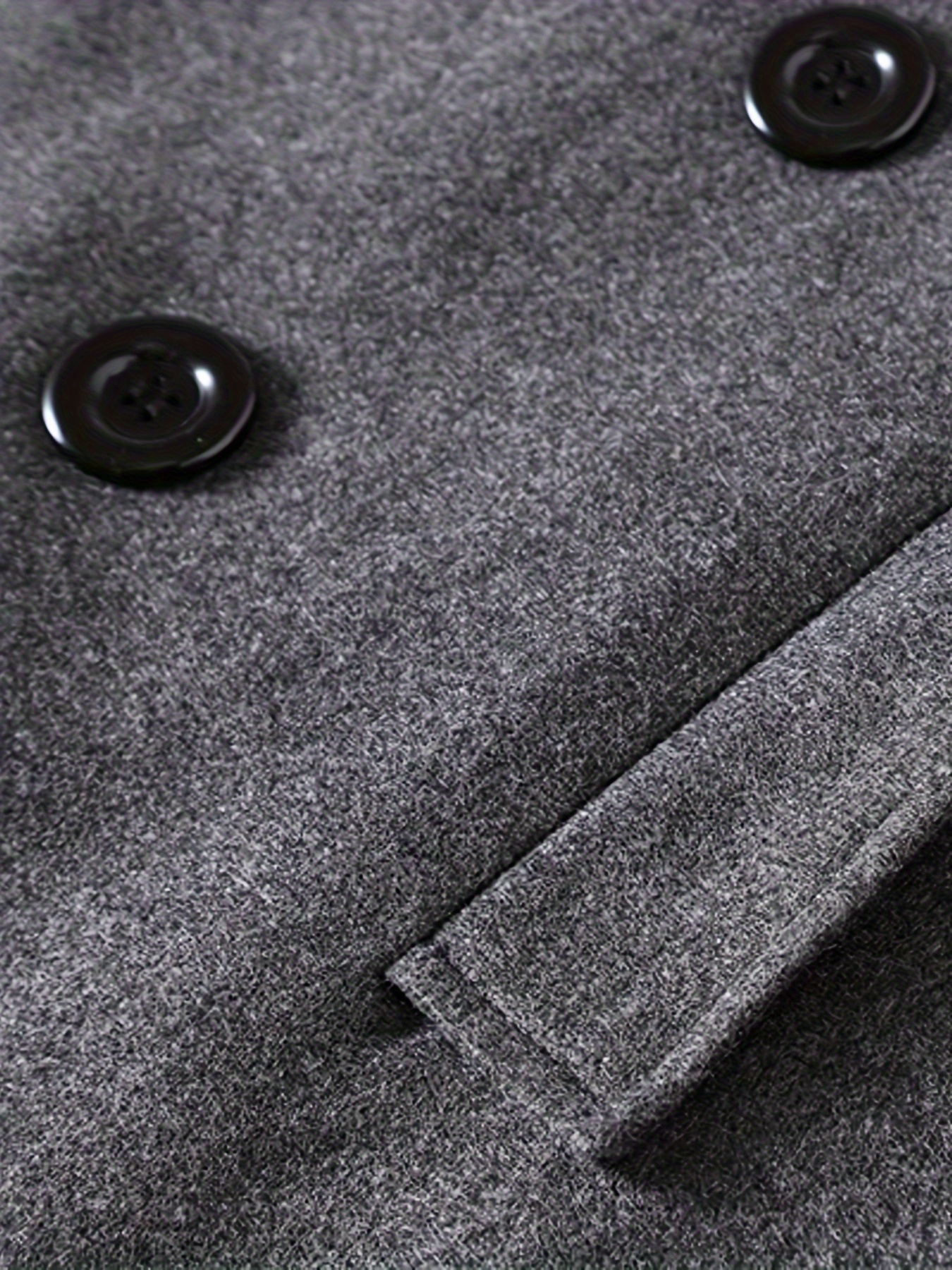 Men s Stylish Retro Solid Long Sleeve Coat Windbreaker Lapel Long Overcoat For Autumn Winter details 8