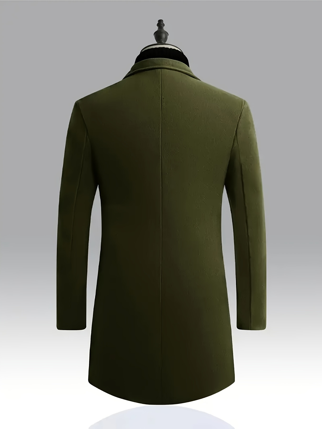 classic design trench coat mens semi formal button up lapel overcoat for fall winter business details 23