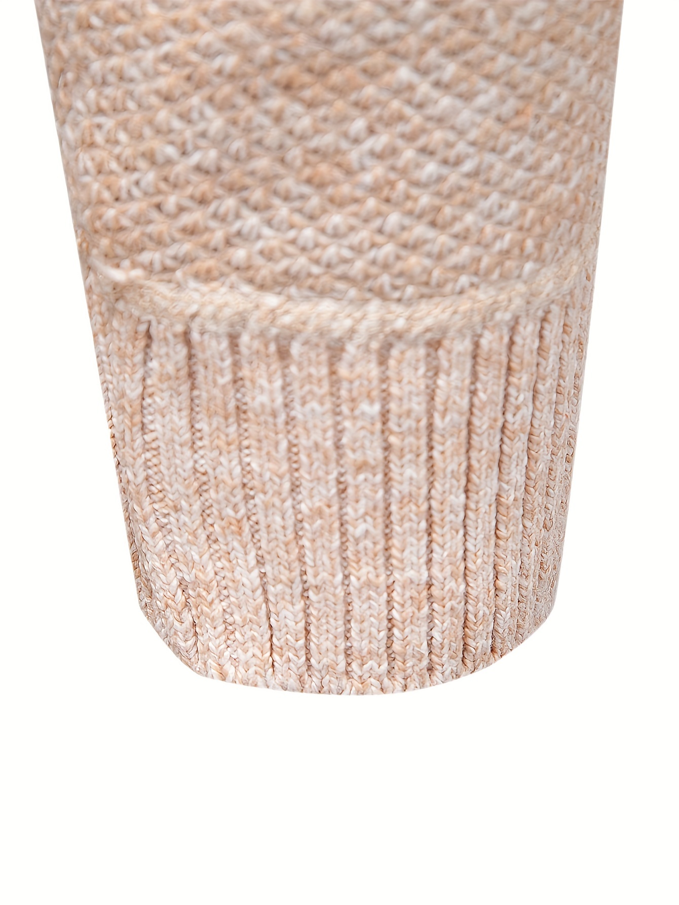 warm stand collar fleece jacket mens semi formal comfortable solid color zip up knitted cardigan for spring fall details 23