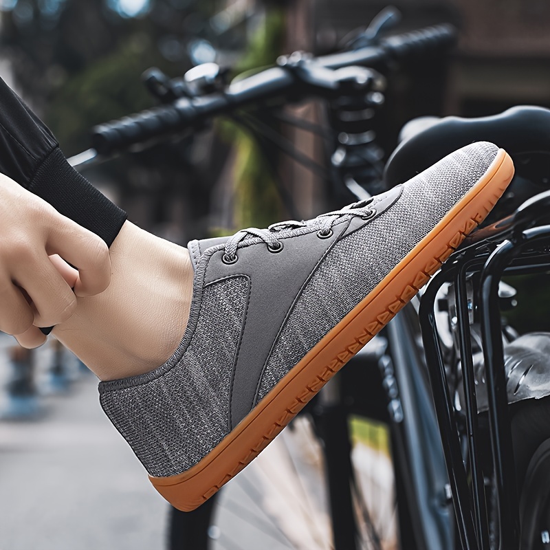 Men s Solid Canvas Sneakers, Breathable Non Slip Lace-up Casual Shoes For Men s Outdoor Activities, Men s Street Style Footwear details 5