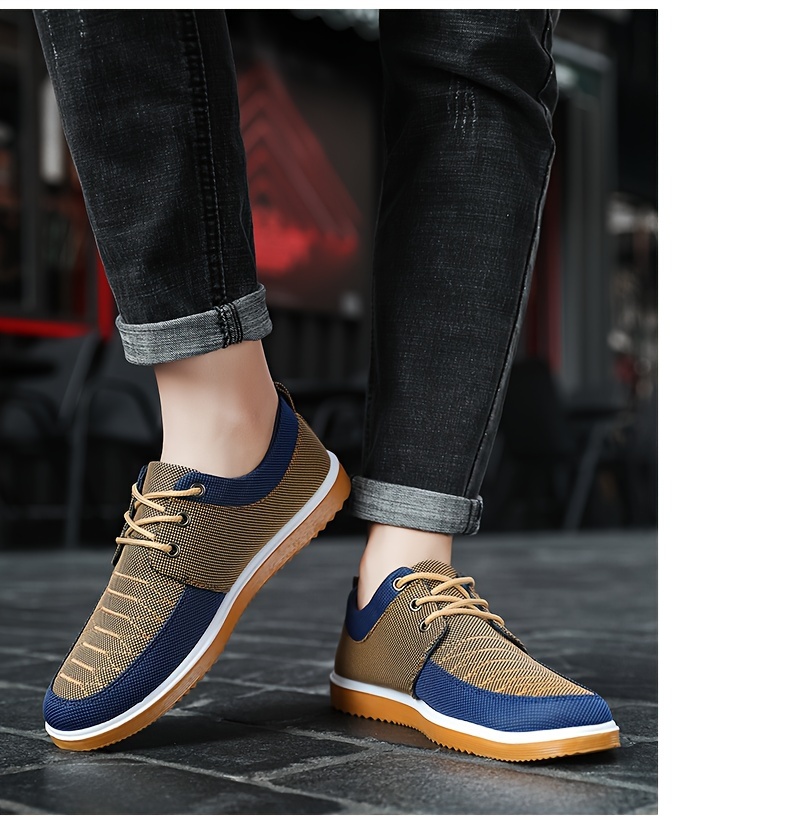 mens low top canvas shoes breathable lace up casual walking shoes for dad outdoor shoes for spring and autumn details 11