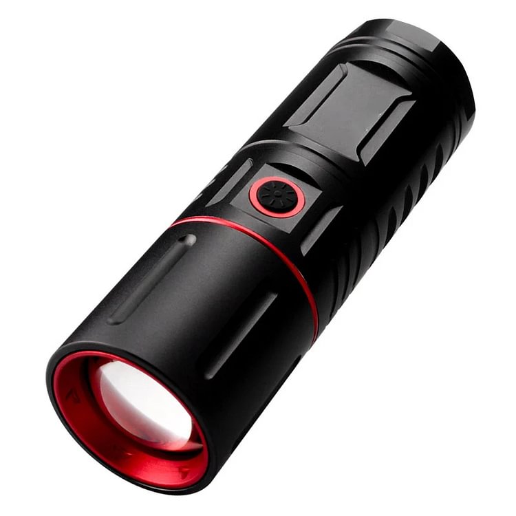 Motiross™Telescopic Zoom Long-Range Outdoor Flashlight