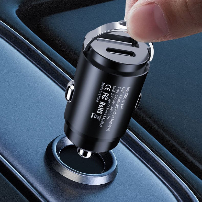 🔥-Multi Compatible 100W Fast Charging Car Charger