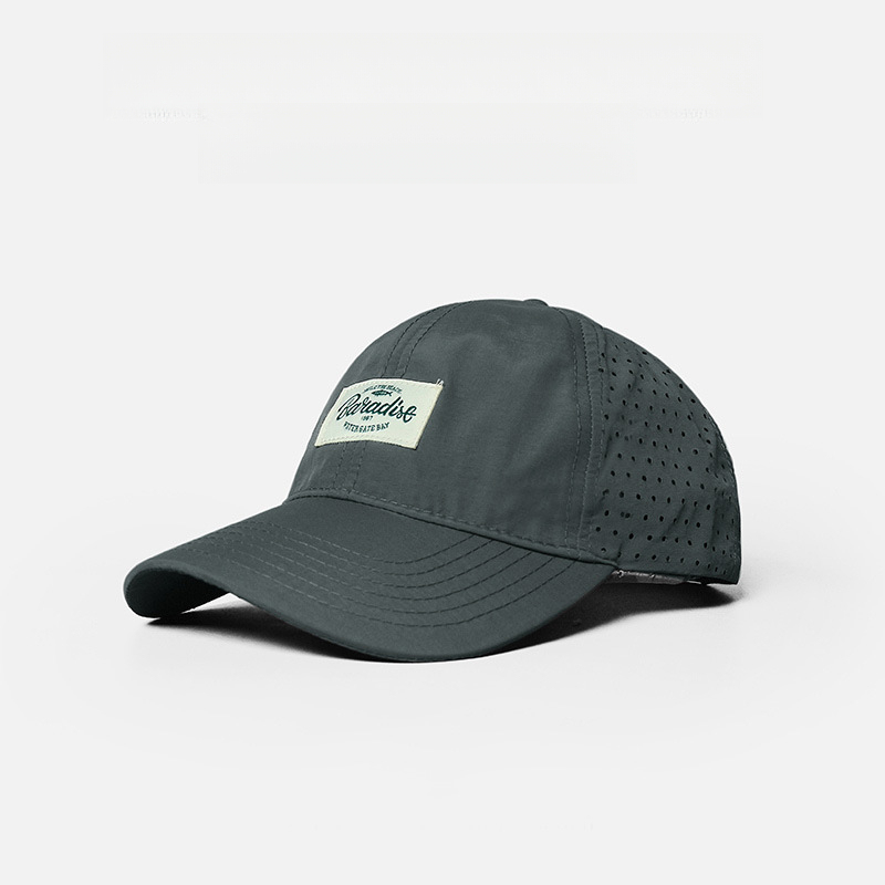春夏網孔速乾薄款棒球帽戶外運動跑步鴨舌帽防曬遮陽帽男女同款-uolomall