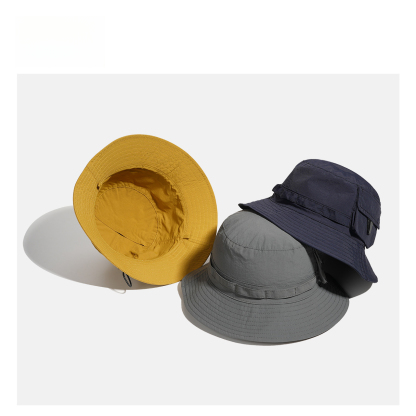 戶外登山必備速乾防水防紫外線可折疊漁夫帽男女同款