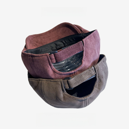 英倫復古皮質前進帽文藝畫家報童帽反戴貝雷帽鴨咀帽