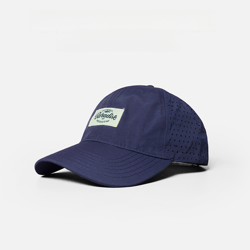 春夏網孔速乾薄款棒球帽戶外運動跑步鴨舌帽防曬遮陽帽男女同款-uolomall
