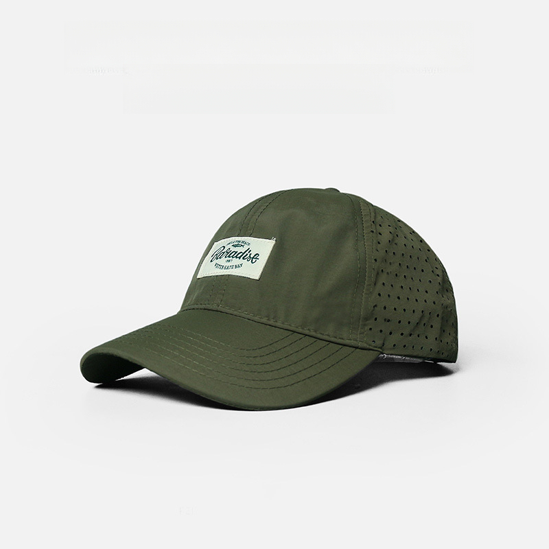 春夏網孔速乾薄款棒球帽戶外運動跑步鴨舌帽防曬遮陽帽男女同款-uolomall