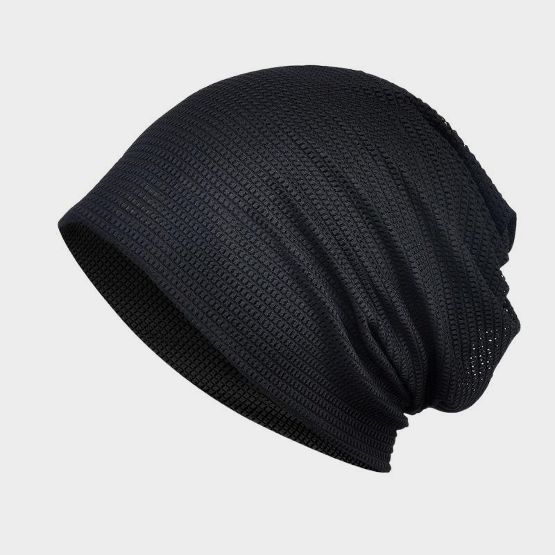 春夏薄款網孔透氣包頭帽