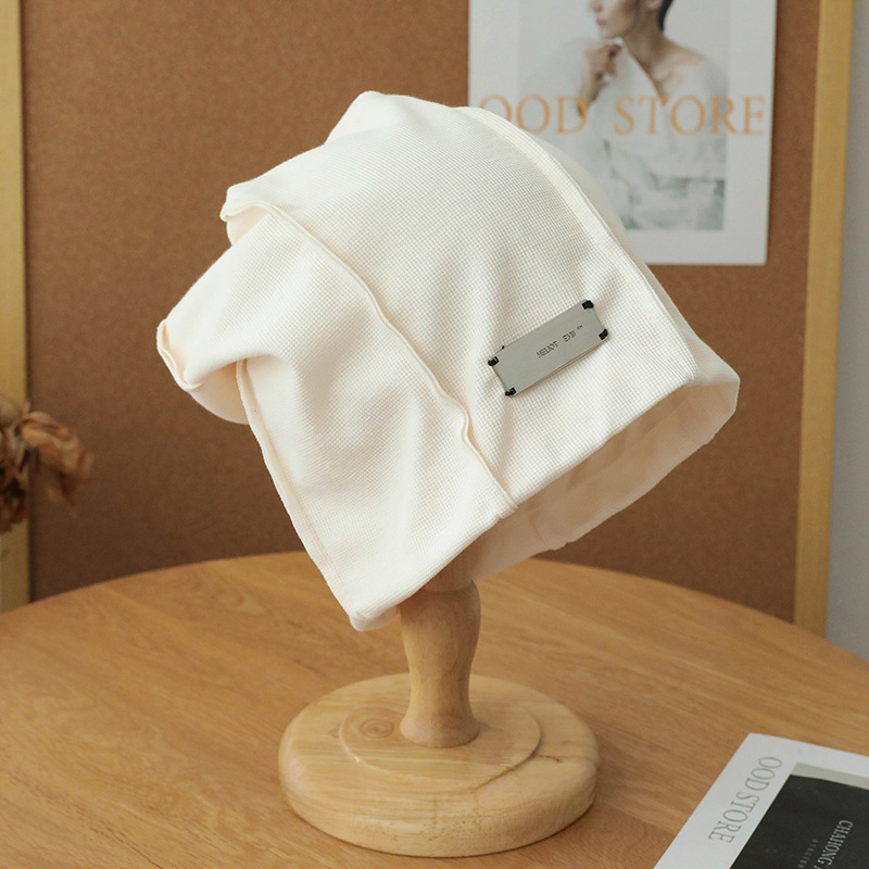 鐵標堆堆帽顯臉小百搭網紅包頭帽