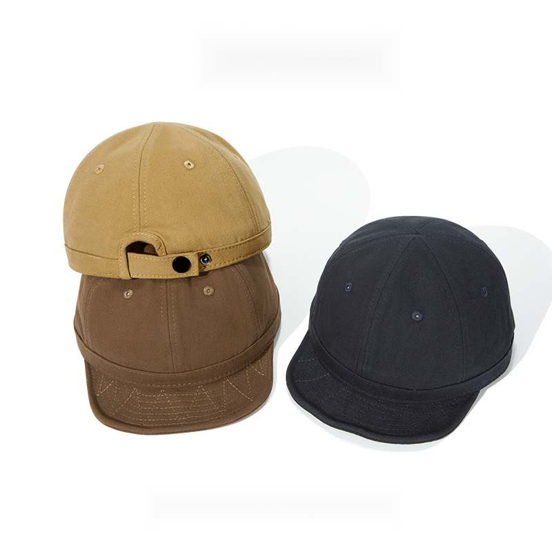 軟頂短檐透氣大頭圍棒球帽男女同款