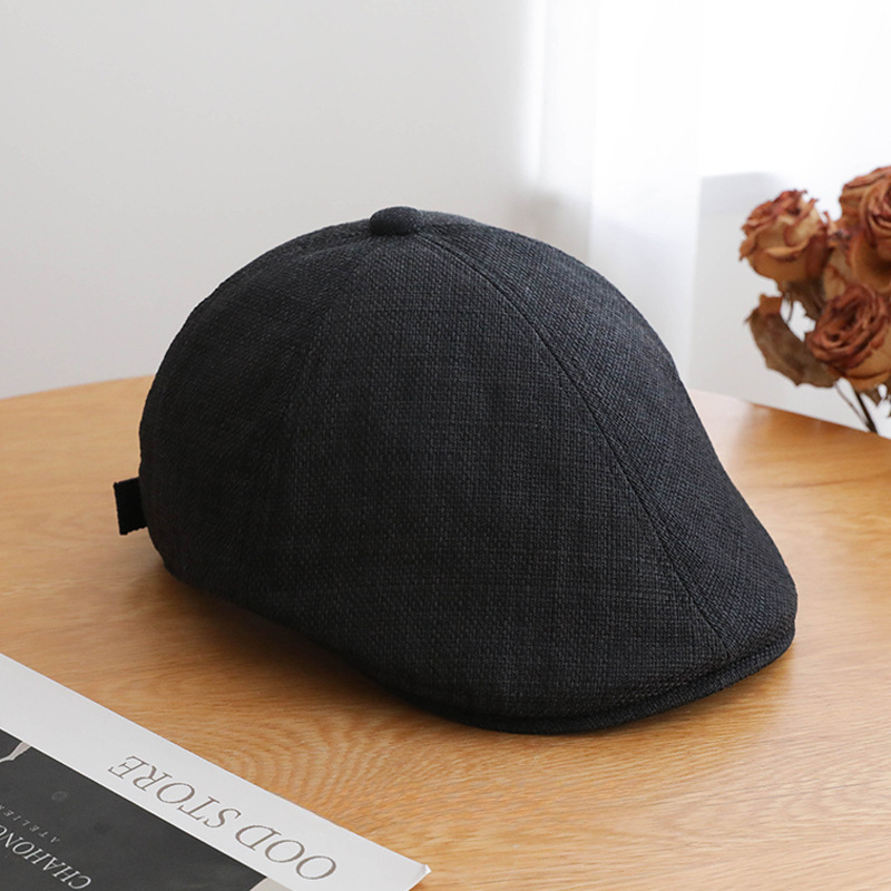 日系文藝寬檐鴨舌帽