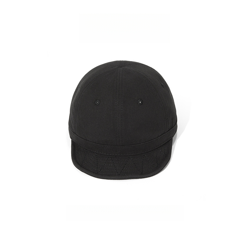 軟頂短檐透氣大頭圍棒球帽男女同款