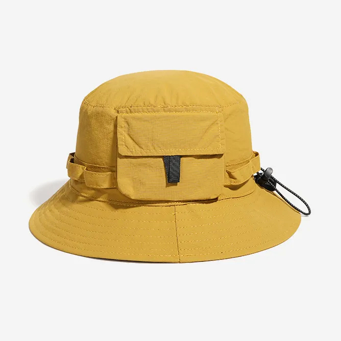 戶外登山必備速乾防水防紫外線可折疊漁夫帽男女同款