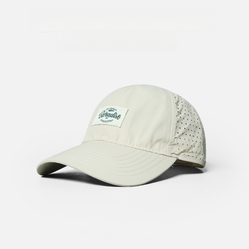 春夏網孔速乾薄款棒球帽戶外運動跑步鴨舌帽防曬遮陽帽男女同款-uolomall