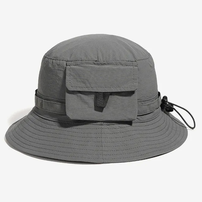 戶外登山必備速乾防水防紫外線可折疊漁夫帽男女同款