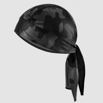 海盜頭巾帽薄款透氣戶外騎行機車包頭帽吸汗速幹