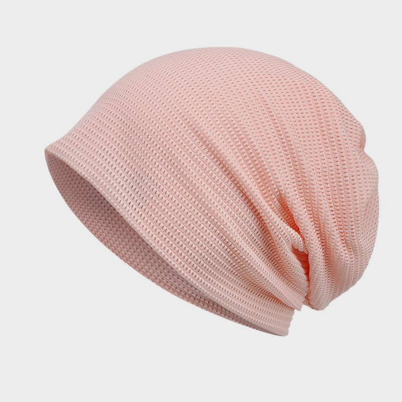 春夏薄款網孔透氣包頭帽