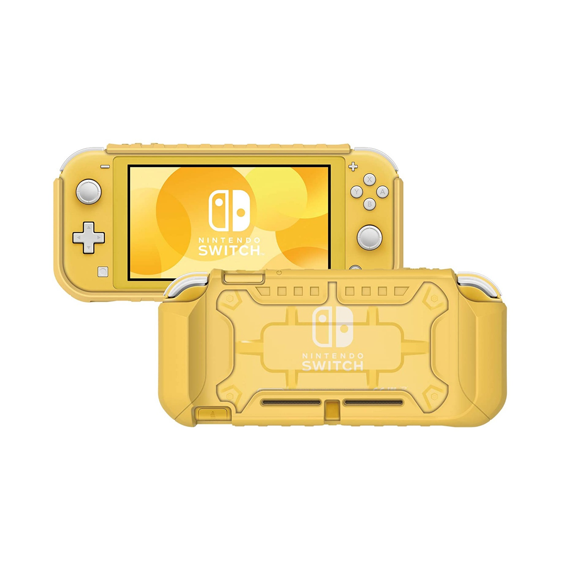 HORI Tough Protector Clear x Yellow (NS2-054) for Nintendo Switch Lite