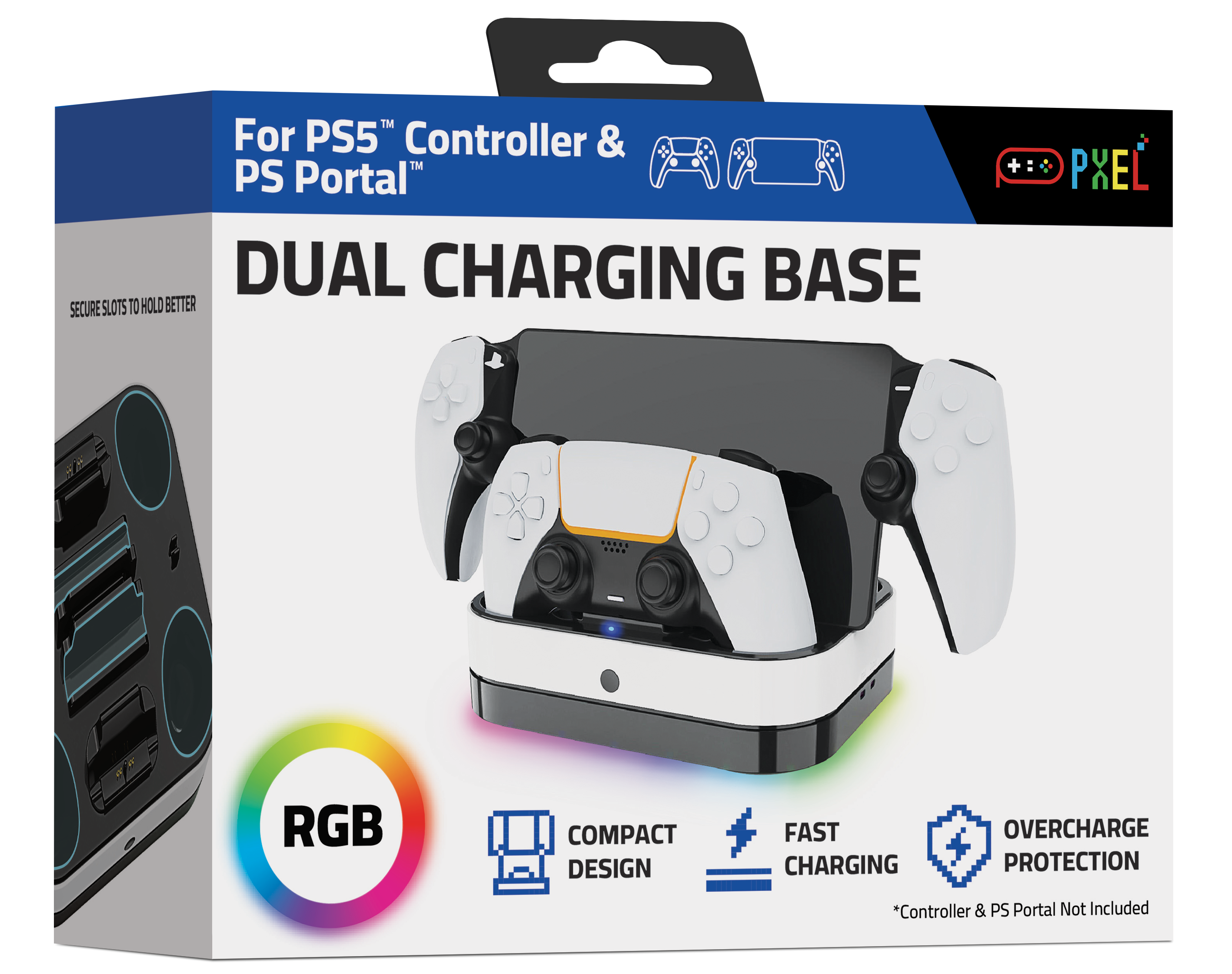 PXEL Dual Charging Baser for Playstation 5 Portal & Dualsense