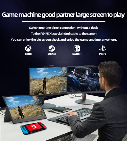 15.6" 60hz Portable Gaming Monitor