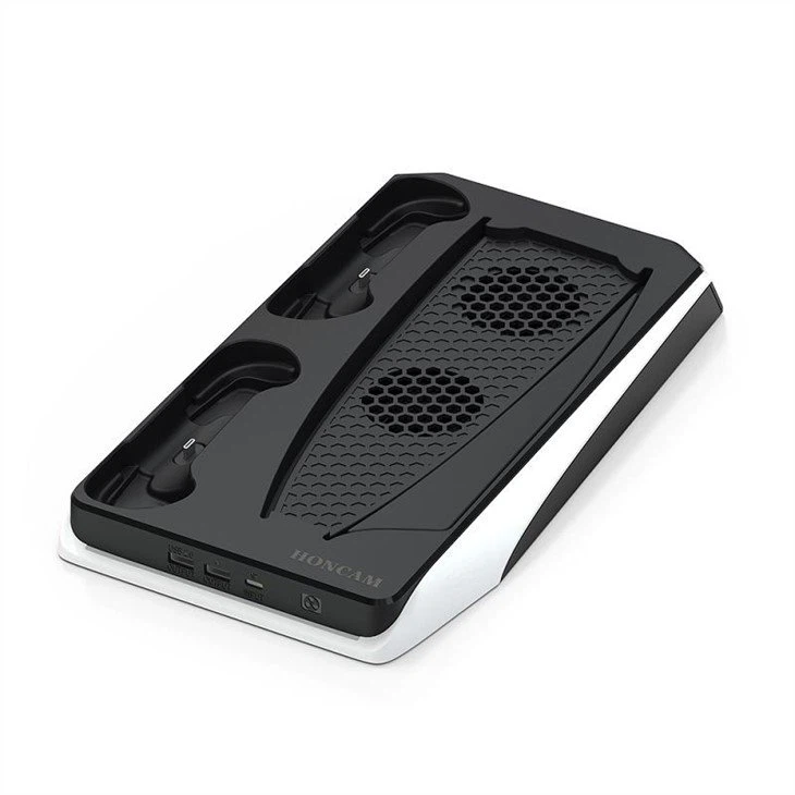 Honcam Multi-Function Charging Stand With Cooling Fan for Playstation 5