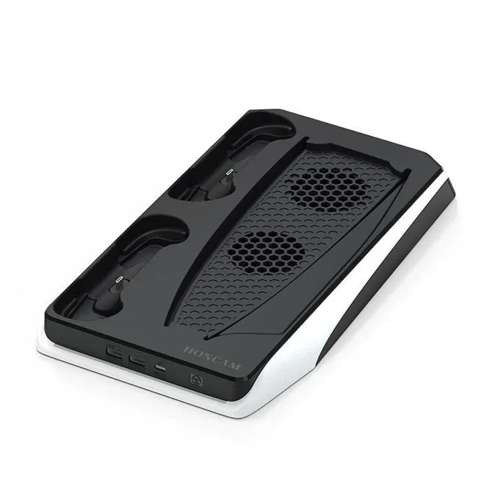 Honcam Multi-Function Charging Stand With Cooling Fan for Playstation 5