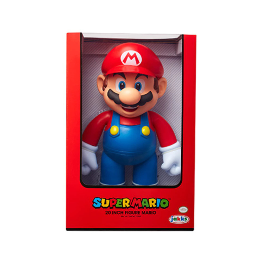 Nintendo Super Mario 20 Inch Big Posable Figurines- Mario by