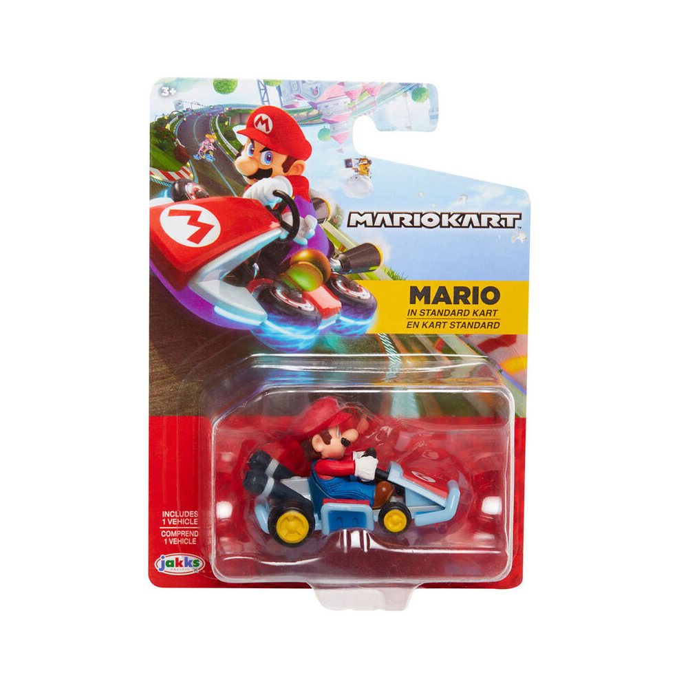 Nintendo Super Mario 2.5 Inch Kart Racers - Mario & Luigi & Yoshi & Shy Guy by Jakks Pacific