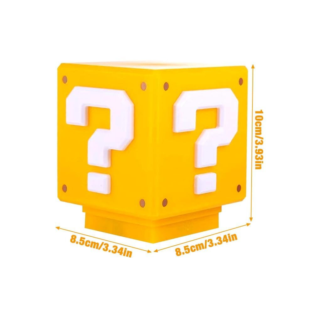 Super Mario Question Mark Rechargeable  Lamp