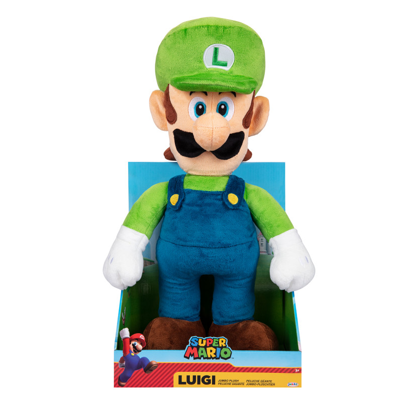 Nintendo Super Mario 20 Inch Soft Plushies- Luigi by Jakks Pacific